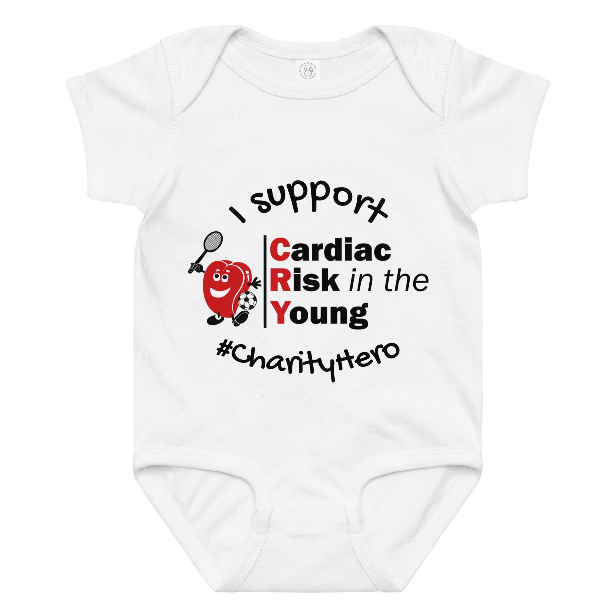 Baby jersey bodysuit