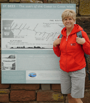 Helen Thorneloe walked the Coast to Coast West Section to raise funds for CRY in memory of Alex Reid