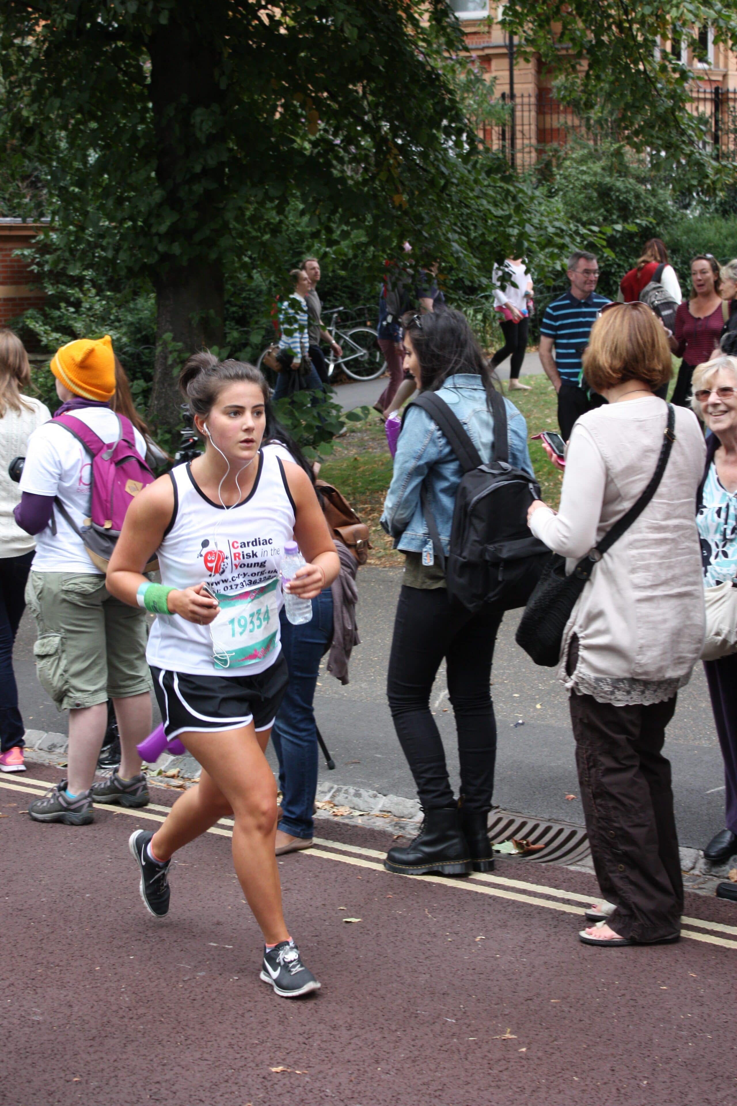 Sarah Henry near the end of the run (3)