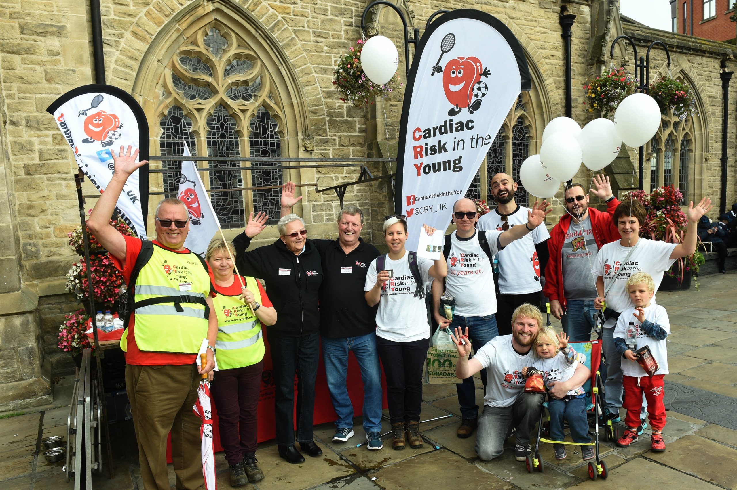 The Annual CRY (Cardiac Risk in the Young) charity walk took place on Saturday in Durham starting from the Rowing Club and going on a new route through the City. 01/10/16 Pic Doug Moody Photography