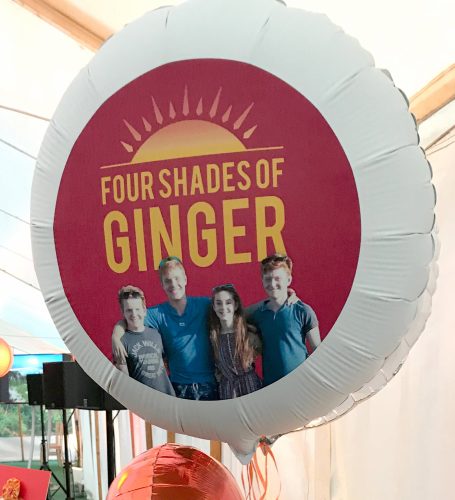 Four shades of ginger MF Rupert Spurling