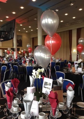 This is what the venue looked like before everyone arrived