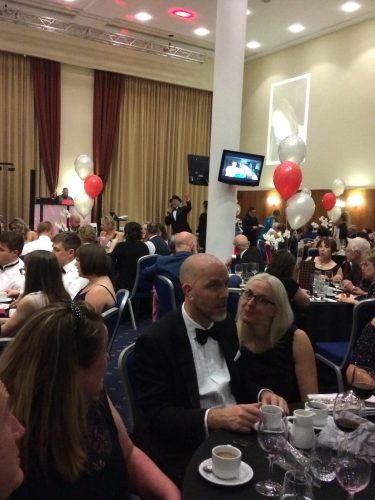 “Frankie” on song during the meal